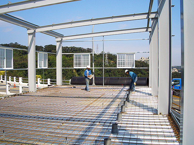 石門水庫壩頂抽水站機房興建工程